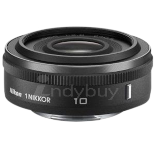 NIKON 1 NIKKOR 10mm f/2.8 LENS BLACK FOR 1 NIKON J1 AND V1 MIRROR LESS CAMERAS